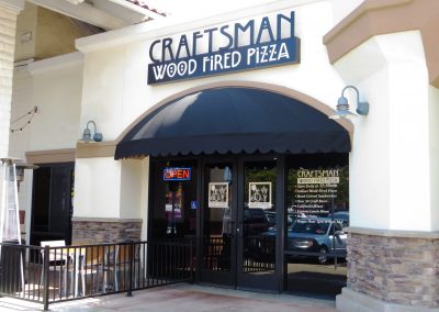 Craftsman Wood Fired Pizza Restaurant Awning