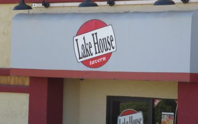 Restaurant Awning for Lake House Tavern
