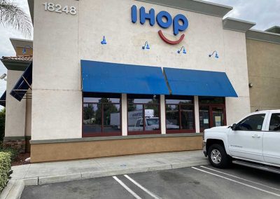 IHOP commercial restaurant awning